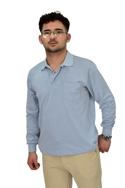 DYNAMO Men's Seasonal Polo Neck Sweatshirt 6830 Bgl-St04414