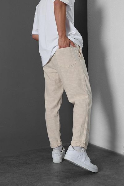 viperkombin Λινό παντελόνι Regular Fit Summer Muslin Ύφασμα