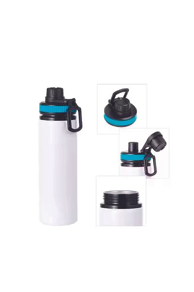 DKDZ SHOP Kuromi Printed Black Metal Water, 850ml.
