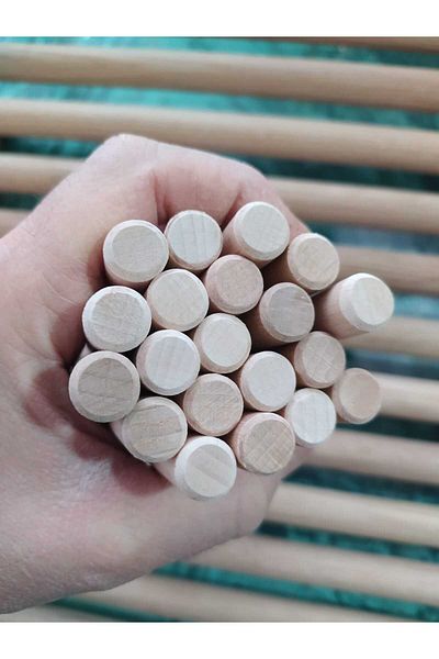 değerli hobi Wooden Dowel Lath Rod Dowel Smooth Kiln Dried Beech 12 mm