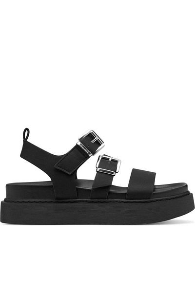 Tamaris Black Sandals Womens Shoes