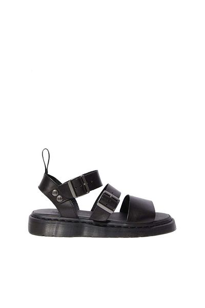 Dr. Martens Black Sandals Unisex Adults Shoes