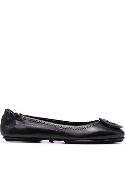 Tory Burch Black Ballerinas Womens Shoes