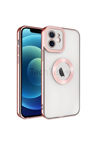 TechTrove غطاء حماية للكاميرا لهاتف آيفون 12 مع شعار