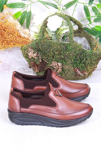 Mehmet Mete 4280 Soft Lightweight Comfortable Genuine Leather Women's Shoes