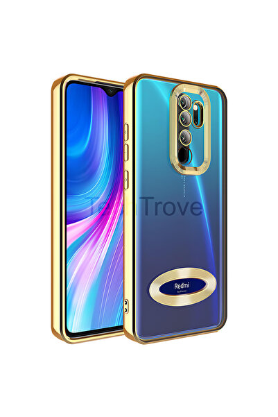 TechTrove Xiaomi Redmi Note 8 Pro Kılıf Kamera Korumalı Logo Gösteren Kapak