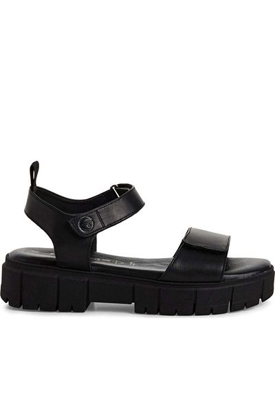 Tamaris Black Sandals Womens Shoes