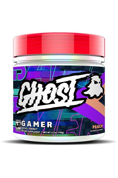 Ghost Gamer Energy and Focus Support Nootropics 40 Services (Arginine+Zink+Tyrosin+Taurin)
