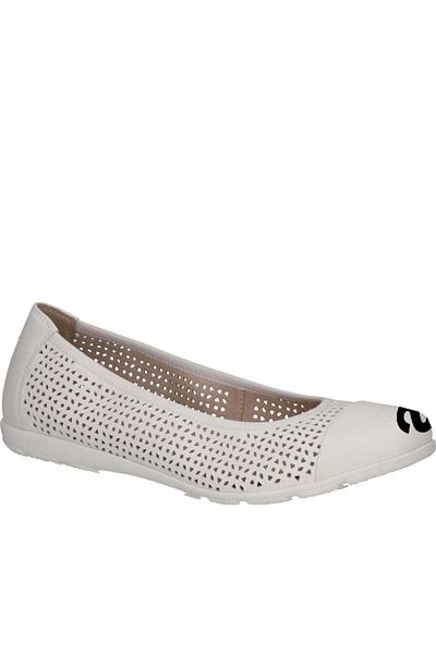 Caprice Pantofi de damă balerini albi