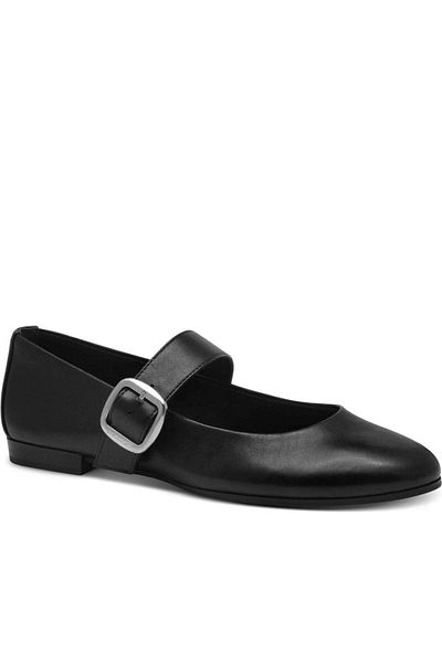 Tamaris Tamaris Black Ballerinas Womens Shoes