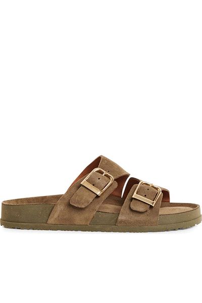 Tamaris Green Sandals Womens Shoes