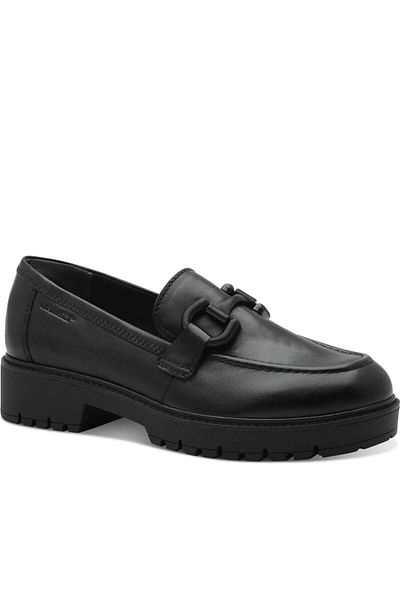 Tamaris Black Loafers Womens Shoes