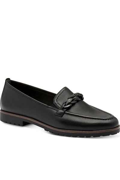 Tamaris Black Loafers Womens Shoes