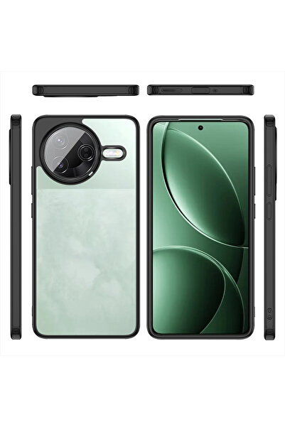 TechTrove Xiaomi Poco F7 Pro Kılıf Arkası Buzlu ve Mat Kamera Koruma Çıkıntıl...