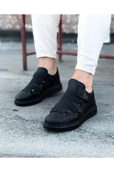 Beruflic Charcoal Men's High Sole Shoes