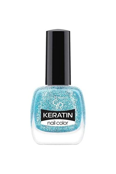 Golden Rose Keratin Nail Color Glitter No:411
