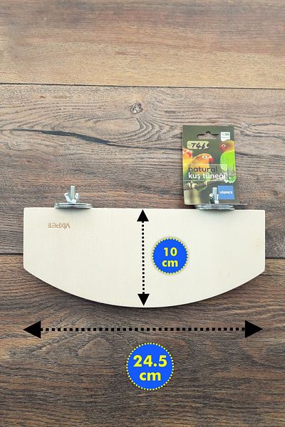 Vixpet Venty Natural Parrot Stand Perch 24.5 cm |   Sultan, Konur, Muhabbet, Monk, Lori, Forpus, Sevda - T469
