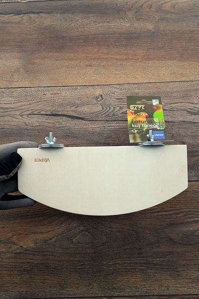 Vixpet Venty Natural Parrot Stand Perch 24.5 cm |   Sultan, Konur, Muhabbet, Monk, Lori, Forpus, Sevda - T469