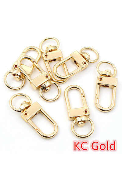 Choice AB4-29 10 قطع/مجموعة مشبك جراد البحر مطلي بالذهب والفضة لصنع المجوهرات...