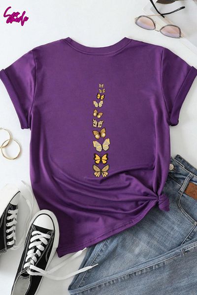 SevMode In Cart 5 or More Purchases Get 1 T-Shirt as a Gift - Large Size Unisex Printed T-Shirt