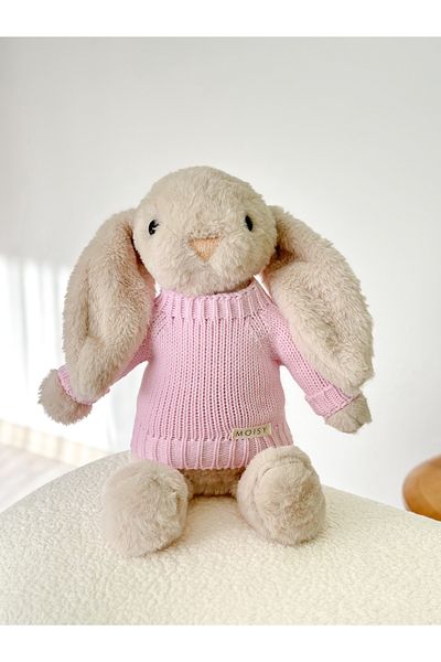 MOISY Knitzy Sleeping Companion Plush Rabbit 34 cm
