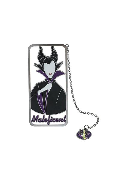 Choice SQ0155 Maleficent Metal Bookmark -BlackMagicQueen with chain PendantBookmark,Reading Marker Gift for