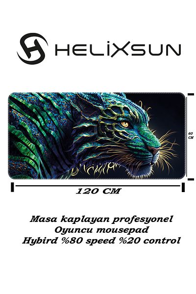 HELİXSUN Mouse Pad Large Size Gaming Gamer XXXL 120X60 cm Table Size