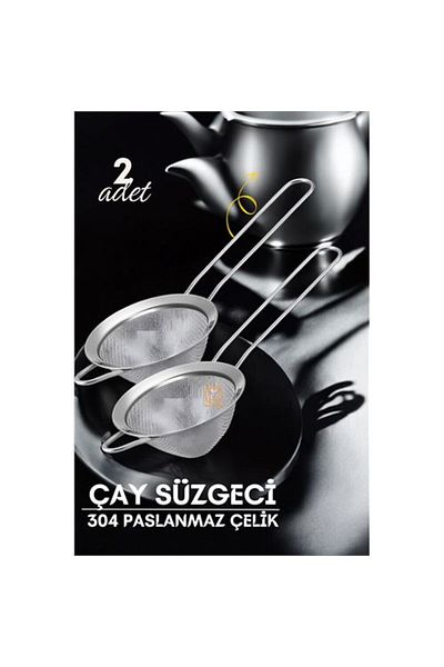 Skygo Modacar Classic Tea Strainer 304 Stainless Steel 2 Pieces