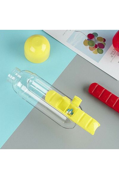 leyla sanat sanata yeni bir bakış açısı Pillbox Water Bottle (Medicine Use Counter Tool) 24242415235