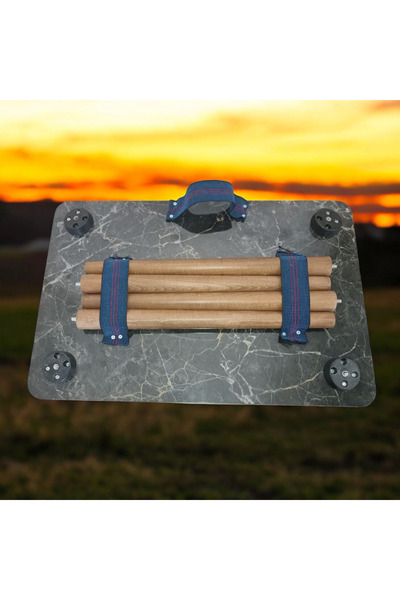 AKKAYAHOME Portatif, Çok Amaçlı, Taşınabilir Kamp, Piknik, Seyehat Masası,-Me...