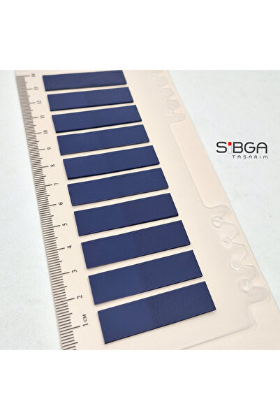 sibga tasarım Şeffaf Lacivert Postit Post-it Post It. Kitap Ayracı Ayraç Postit Sticker Not Kağıdı 200 Yaprak