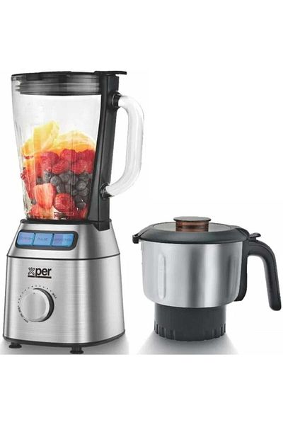 Generic XPir Blender 600W 1.5L Glass Jar Steel Grinder XPTB-600GS