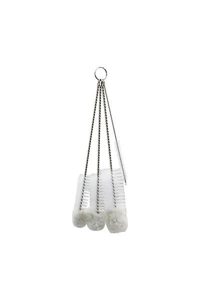 robotrend 4 Size Glass Straw - Bottle - Teapot Cleaning Brush Set (4767)