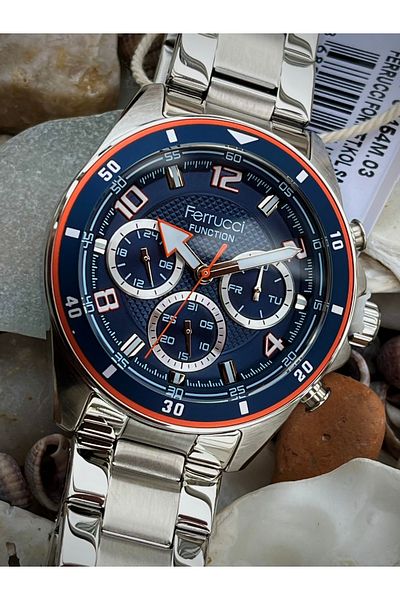 Ferrucci New Season Men's Wristwatch - Waterproof, 2 Years Warranty, All Functions Active