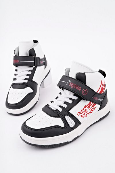 pasyone Pantofi sport casual pentru copii albi