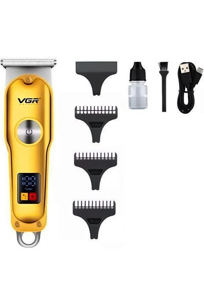 VGR V-290 Hair trimmer with Led display |USB charging |For Men | Dry