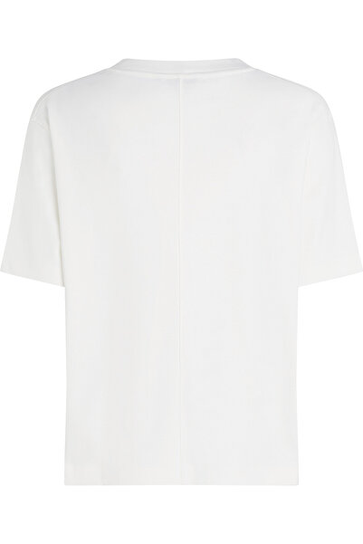 Tommy Hilfiger RLX MODERN CODY SS Kadın Beyaz T-Shirt - WW0WW46158