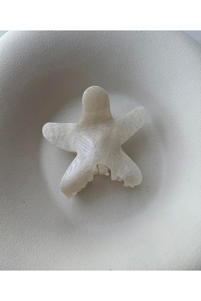 mos&more Cataramă mare albă Starfish