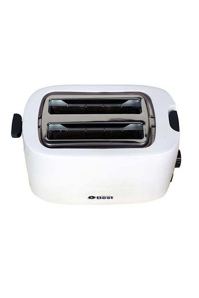 Techno Best 2-slice Electric Toaster, 650w, White, With Browning Control - Bet-01p