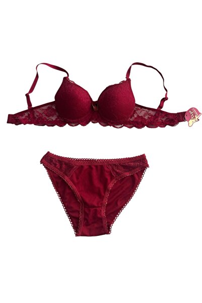 irem içgiyim طقم حمالة صدر مبطنة من الدانتيل