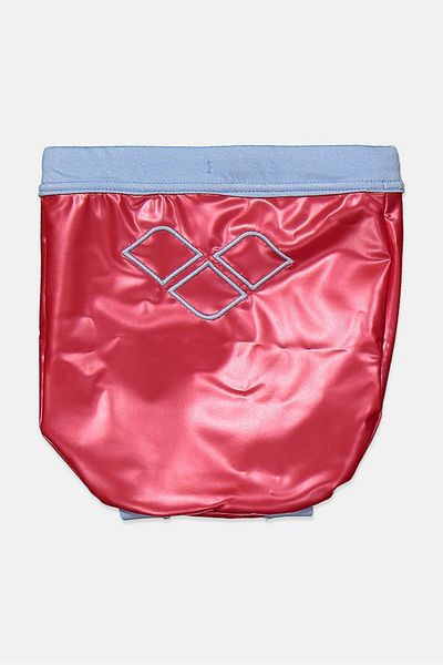ARENA Toddlers Boy Drawstring Embroidered Swimwear, Red And Blue