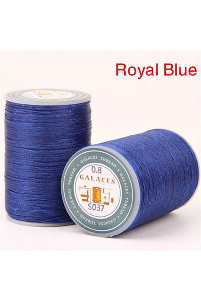 Choice I 90m 0.8mm Flat Waxed Sewing Line Thickness Waxed Thread For Leather Waxed Cord For Leather Craft .