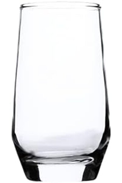 ALSAIF 6-pieces Glass Cup Set, Designed With A Wide Opening And A Stable Base, 390ml