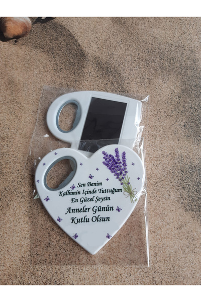 Mira Baskı Anneler Günü Kalp Açacak Magnet 27 Adet