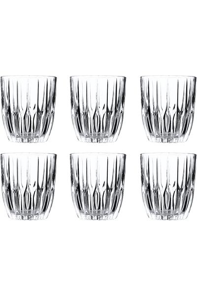 ALSAIF 6-pieces Glass Cup Set, Designed With A Wide Opening And A Stable Base, 300ml