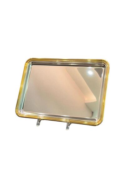 aljahwari Classic two-tone glossy serving tray, size 27*42 cm