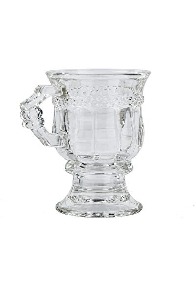 ALSAIF Zad Tea Cup Set 4 Pieces,color :clear