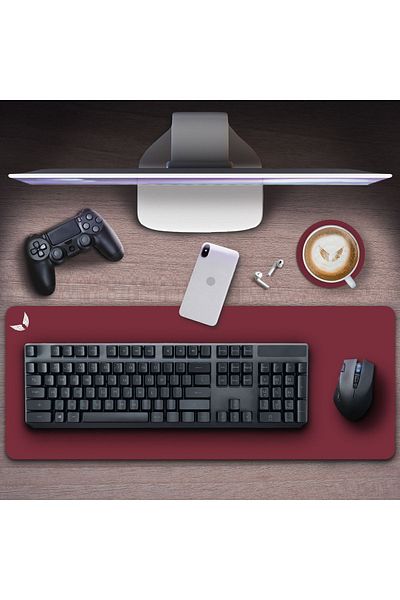 GoLite Classic - 70x30 Claret Red Gaming Mouse Pad Bază anti-alunecare Pad mare Tastatură Mouse Pad Mousepad