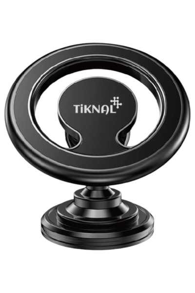 Tiknal |Foldable Magnetic Car Mount Holder with 360 Rotation & Strong Grip Mo...