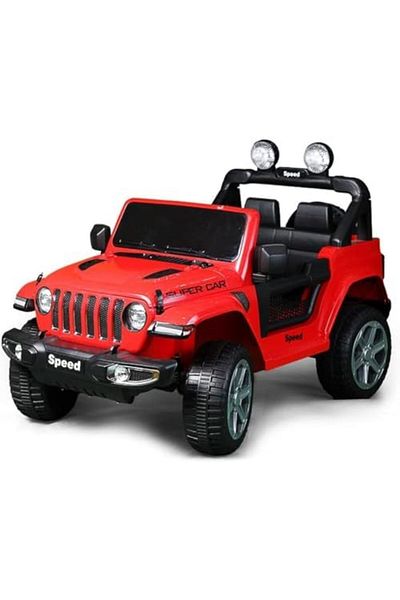 Star Kids Children's Ride-On Car with Remote Control by Leno Toys - C6199, Red